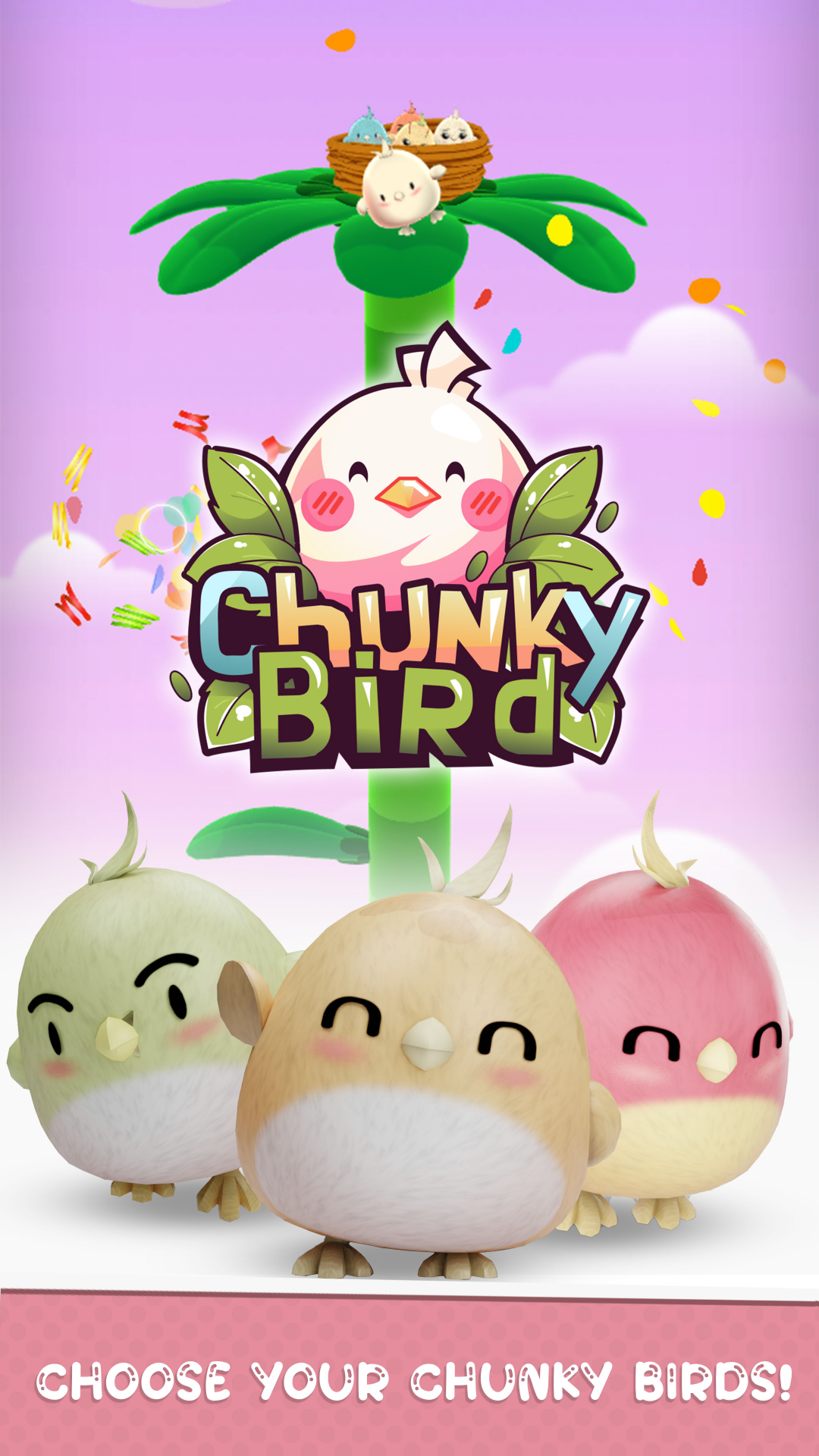 A screenshot of the ChunkyBird collection, displaying a variety of adorable bird characters with unique colors and personalities.