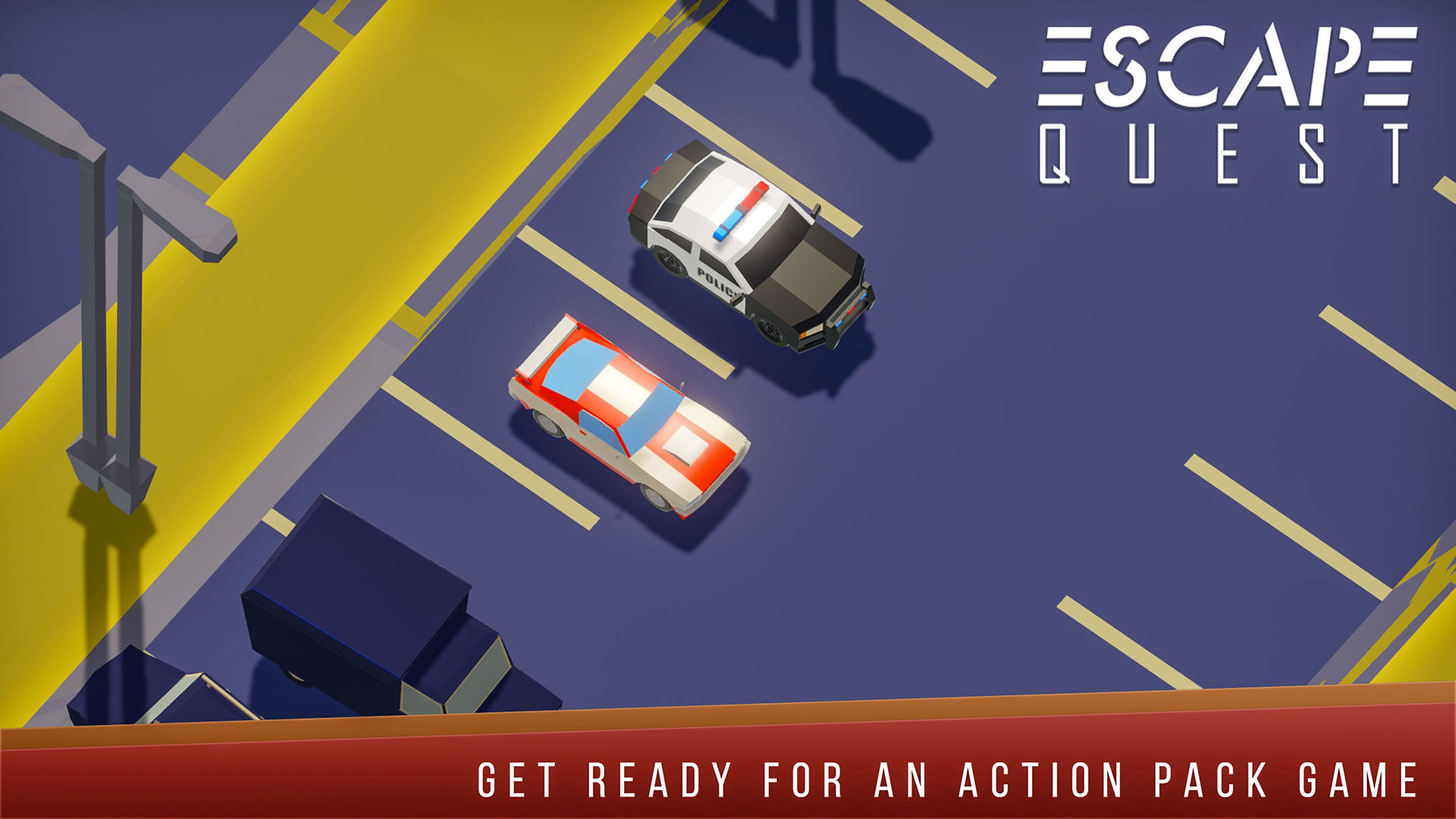 escape quest police car chase game screenshot